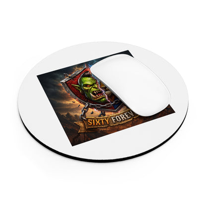 Mouse Pad — Sixty Forever Co Orc & Lion Shield Gaming Mousepad