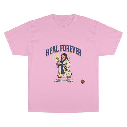 Heal Forever T-Shirt — Retro Saint Healing Graphic Tee