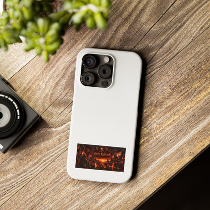 Slim Phone Case — Dark Fantasy Cityscape "Soft Panic" Design