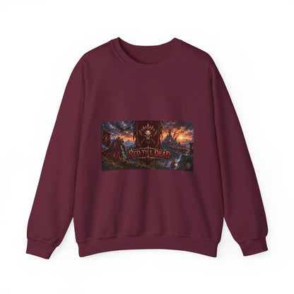 Crewneck Sweatshirt — Red Dead Scenic Game Logo Graphic