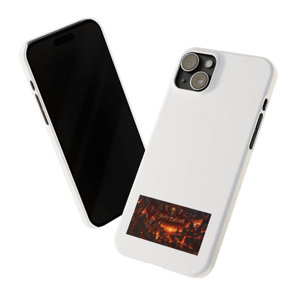 Slim Phone Case — Dark Fantasy Cityscape "Soft Panic" Design
