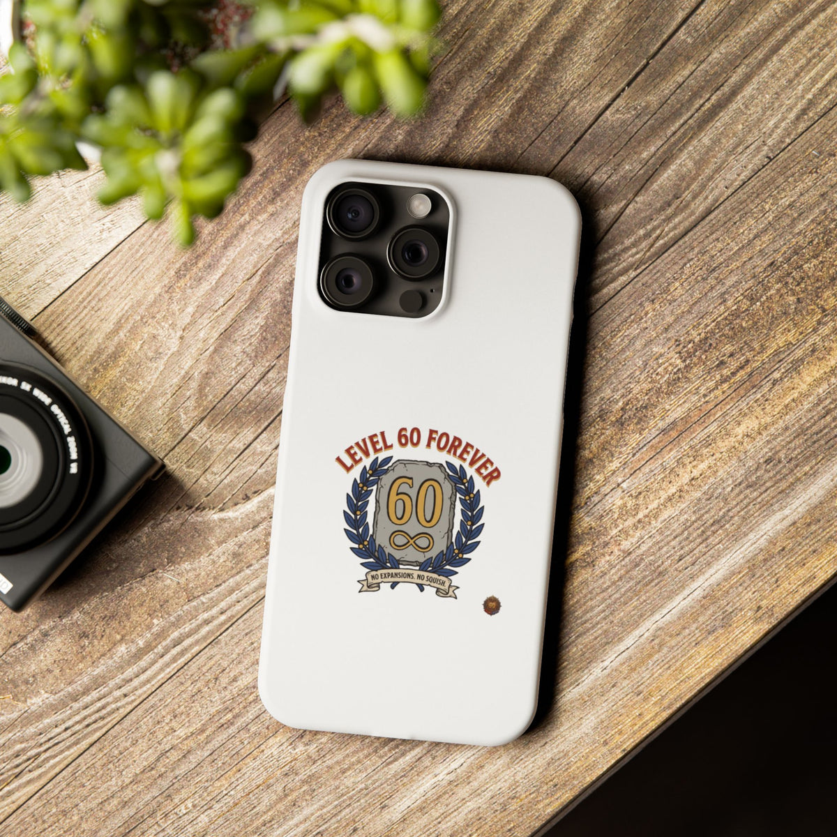 Level 60 Forever Slim Phone Case — 60th Birthday Gift, Milestone Celebration