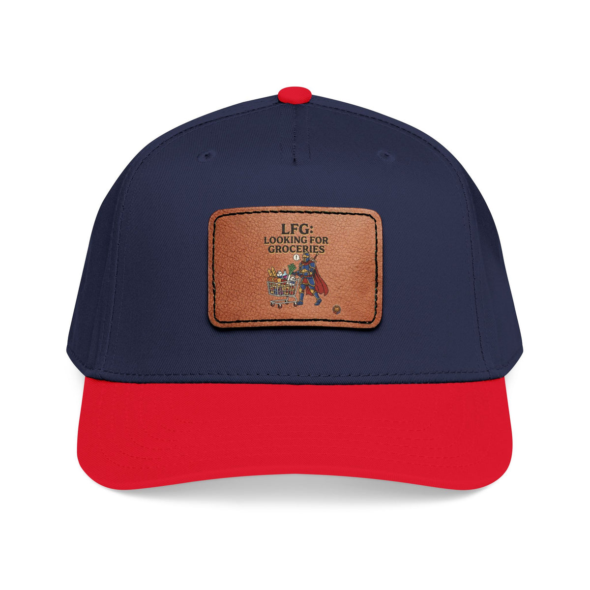 Leather Patch Baseball Cap — 'Need More Greens' Garden Hat
