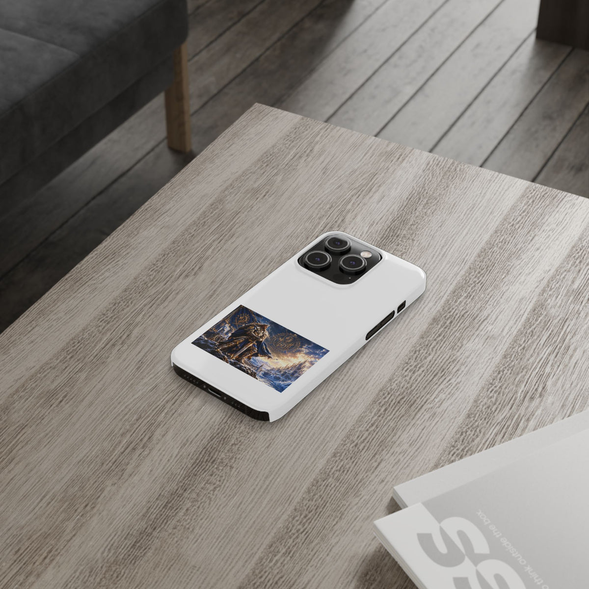 Viking Warrior Slim Phone Case — Norse Saga Art