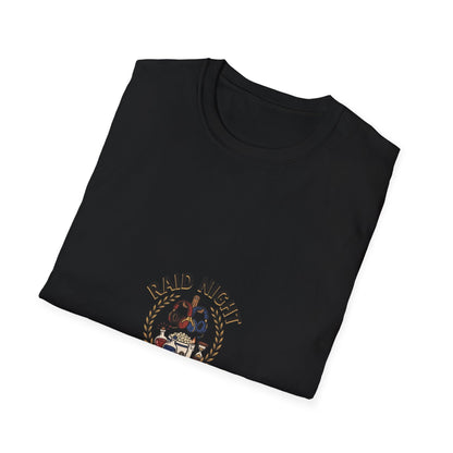 Raid Night Is Date Night T-Shirt — Military Skull Crest Graphic Tee
