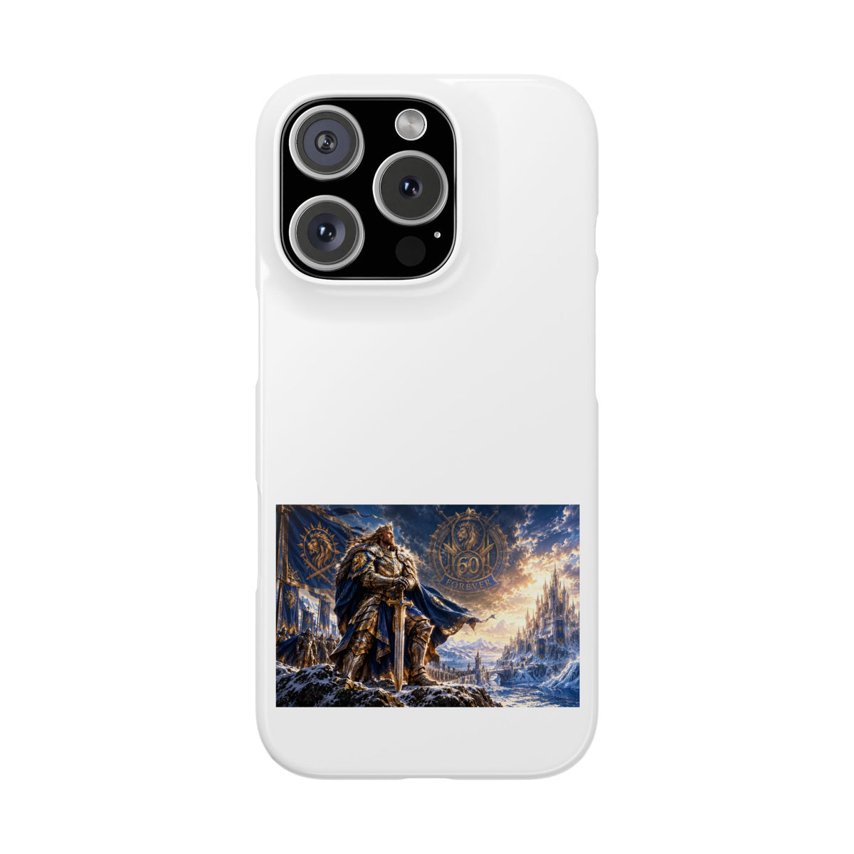 Viking Warrior Slim Phone Case — Norse Saga Art