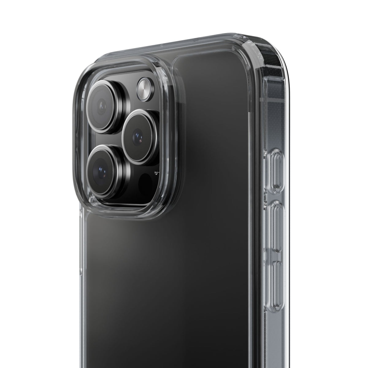 Clear Phone Case — "Need Before Greed" Treasure Chest Design