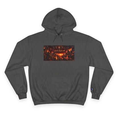 Champion Hoodie — Dark Carnival Graphic Pullover
