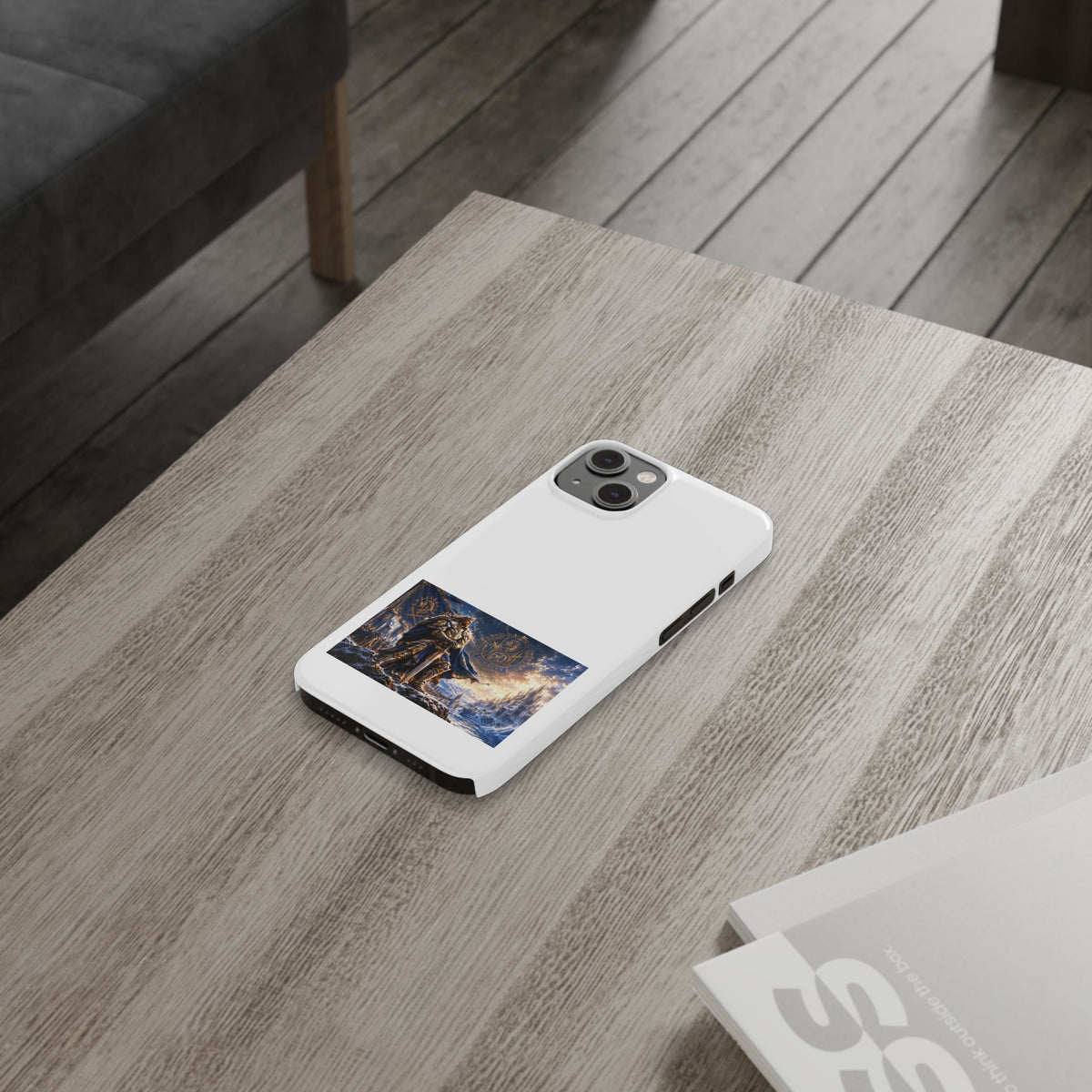Viking Warrior Slim Phone Case — Norse Saga Art