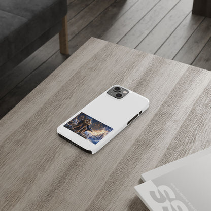 Viking Warrior Slim Phone Case — Norse Saga Art