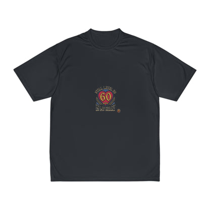60th Birthday Tee - 'Still Level 60 In My Heart' Men's Performance Shirt