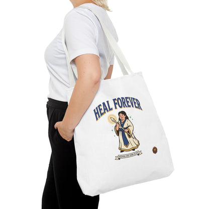Heal Forever Tote Bag — Cute Cleric RPG Healing Illustration Tote