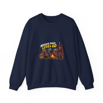 Never Pass Level 60 Crewneck Sweatshirt