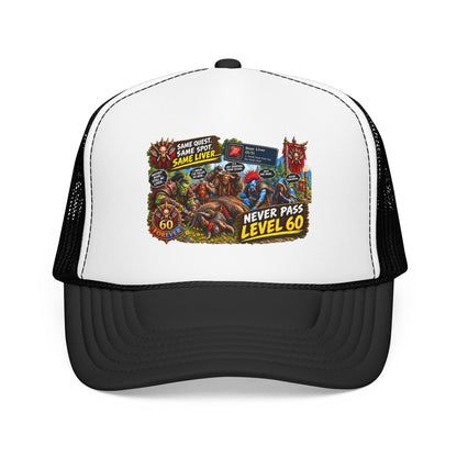 Red 'Til Dead Trucker Hat — Horror Zombie Foam Mesh Cap
