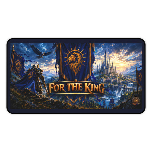 For The King Gaming Desk Mat – Fantasy Castle Mousepad for PC & Desk