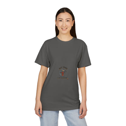 T-Shirt — "My Tank Is My Husband" Cute Military Tank Graphic Tee
