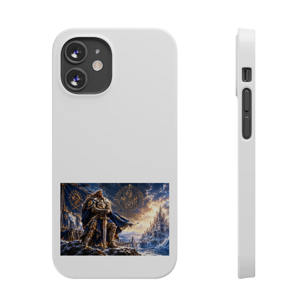 Viking Warrior Slim Phone Case — Norse Saga Art