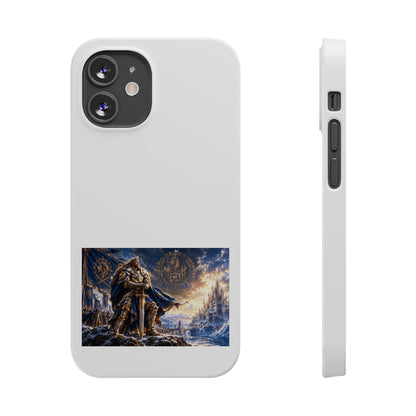 Viking Warrior Slim Phone Case — Norse Saga Art
