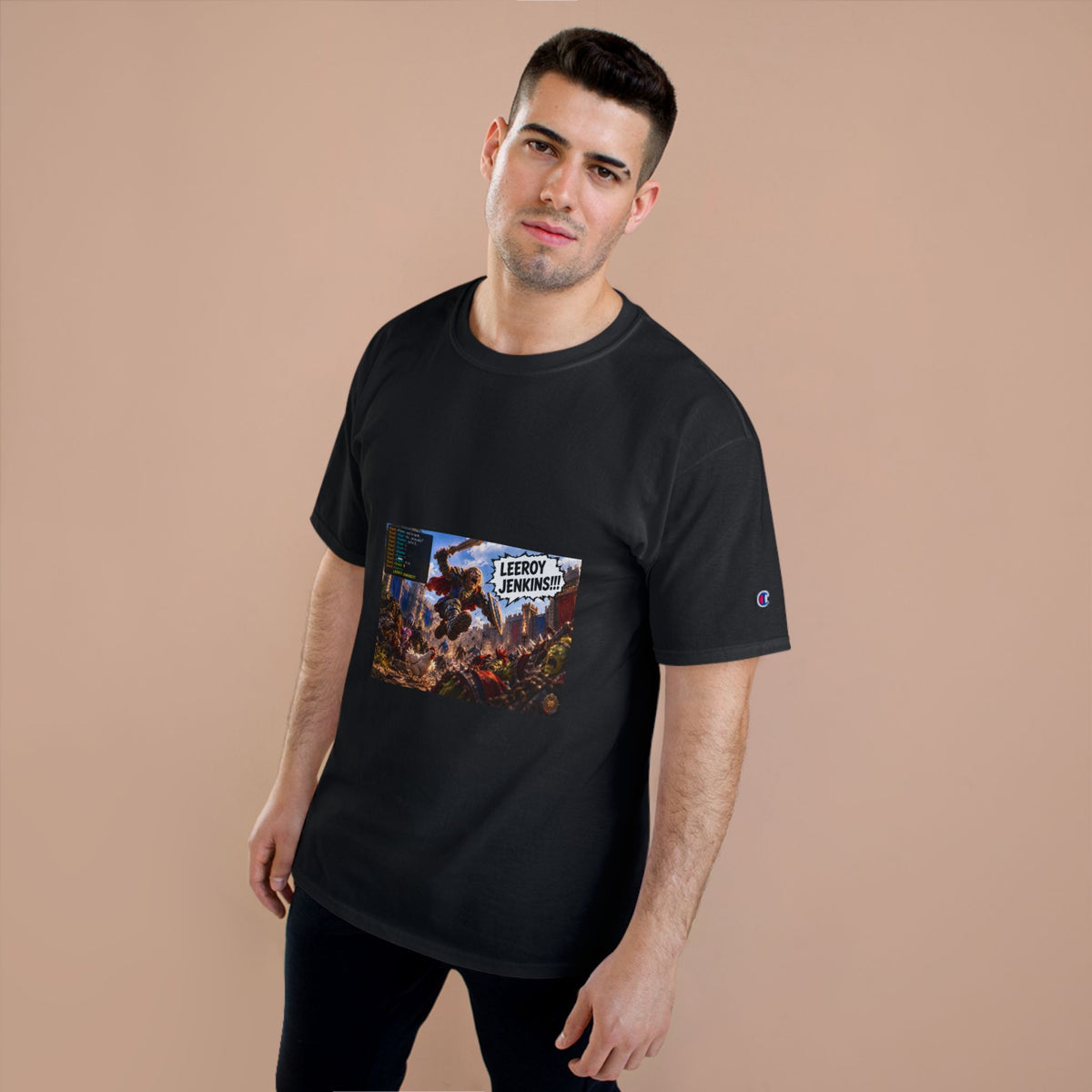 Leroy Jenkins Battle Meme T-Shirt