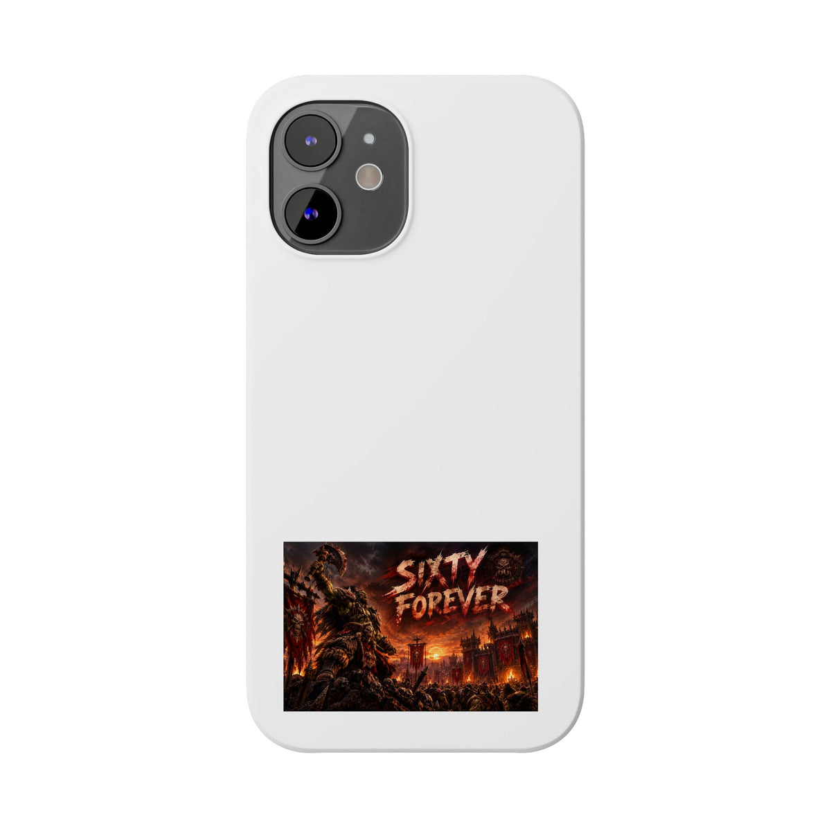 Slim Phone Case — "Sixty Forever" Apocalyptic Artwork