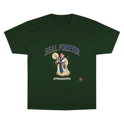 Heal Forever T-Shirt — Retro Saint Healing Graphic Tee