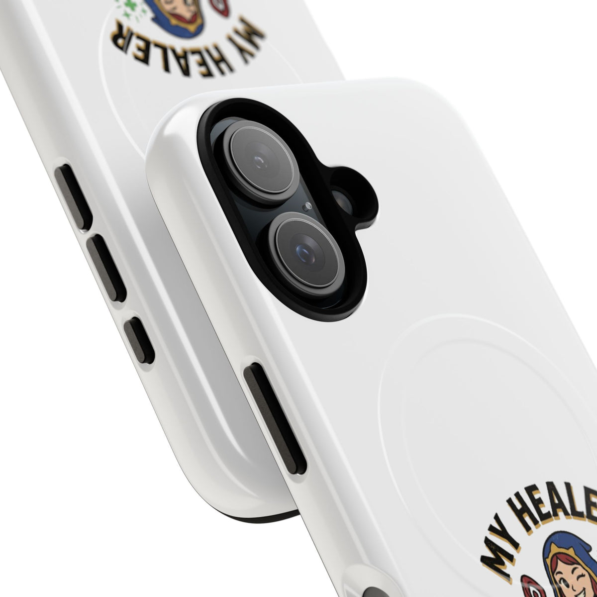 Phone Case — “My Healer Is My Wife” Cute RPG Healer Design, Tough Magnetic Protective Case