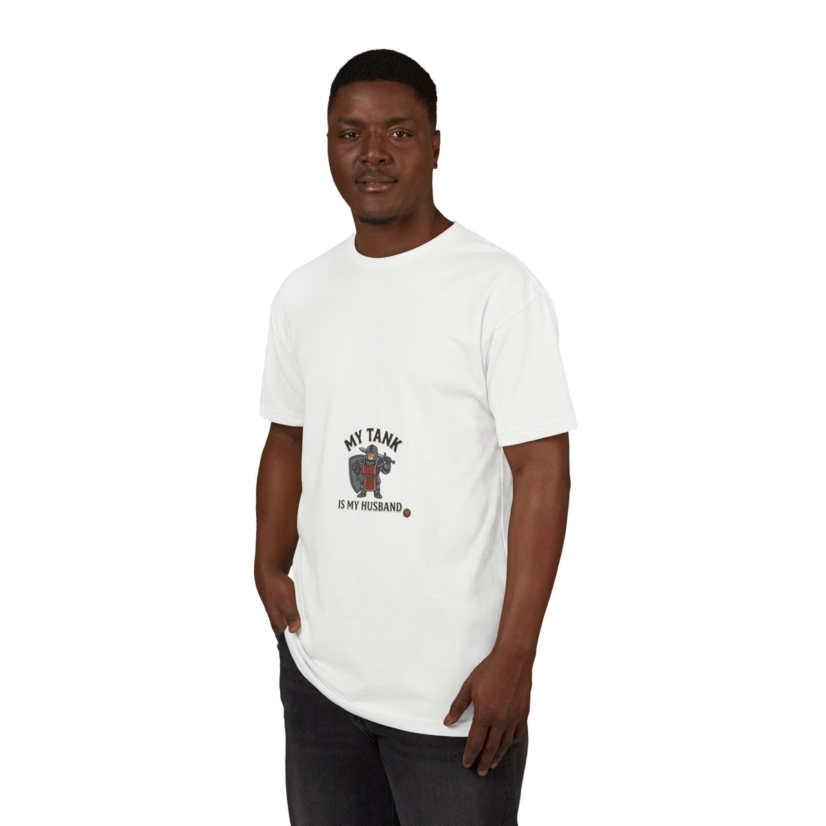 T-Shirt — "My Tank Is My Husband" Cute Military Tank Graphic Tee