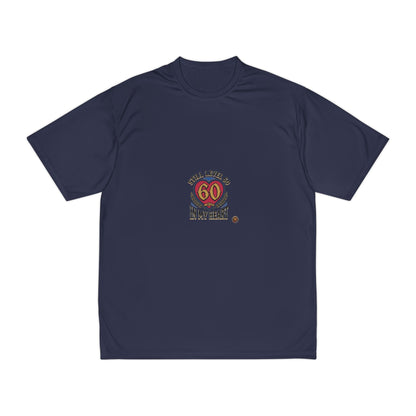60th Birthday Tee - 'Still Level 60 In My Heart' Men's Performance Shirt
