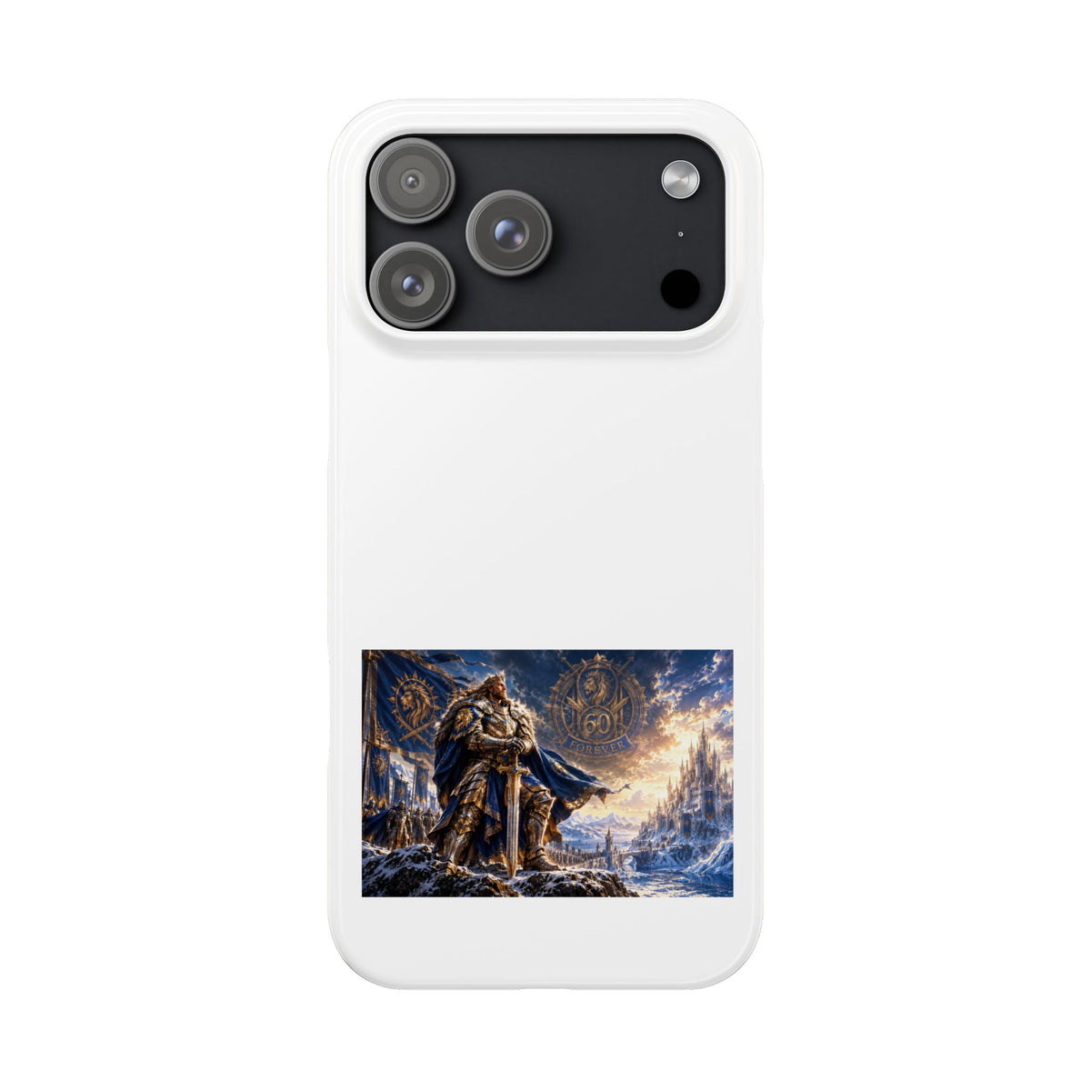 Viking Warrior Slim Phone Case — Norse Saga Art