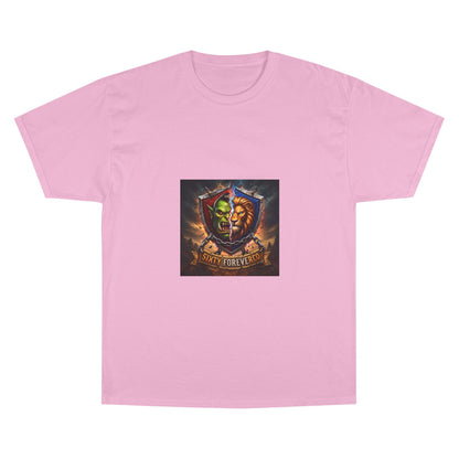 Champion T-Shirt - "Victory Forever" Fantasy Shield Gamer Tee