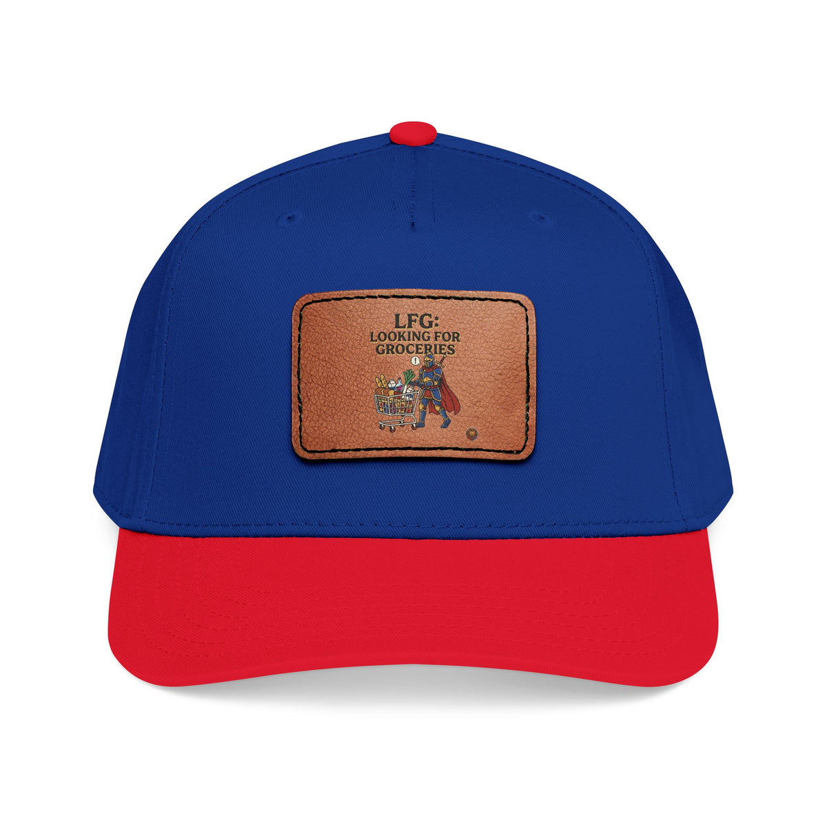 Leather Patch Baseball Cap — 'Need More Greens' Garden Hat