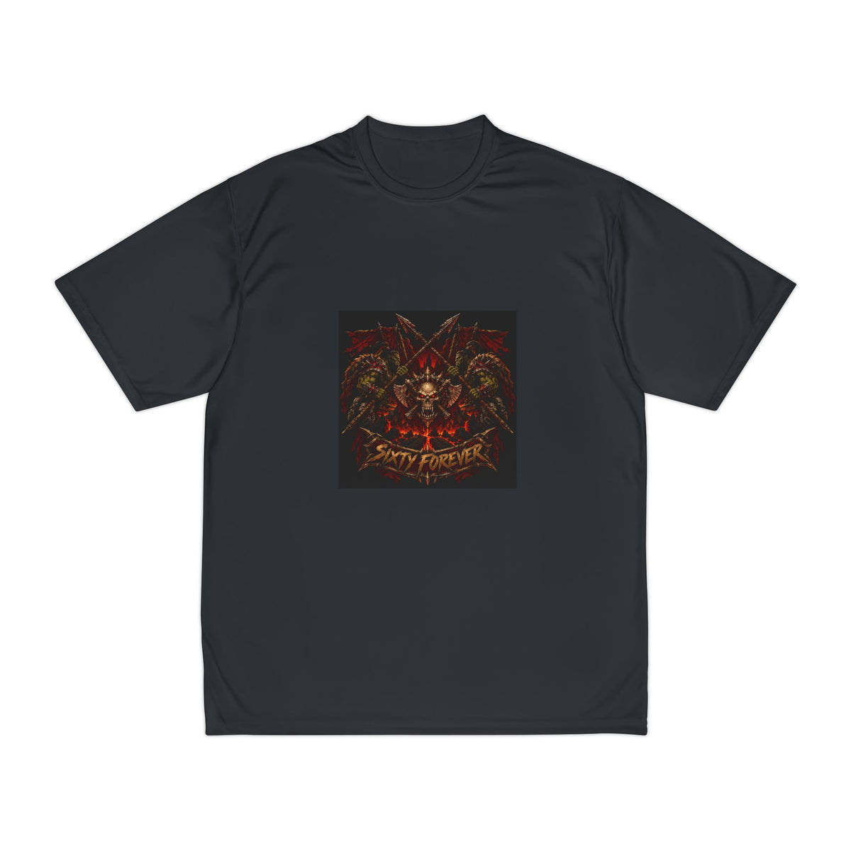 Skull & Roses Performance T-Shirt — 'Stay Fierce' Graphic