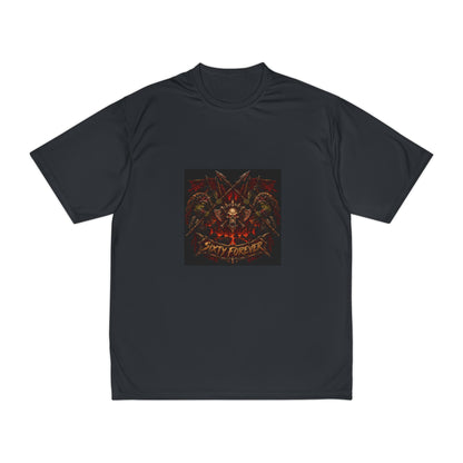 Skull & Roses Performance T-Shirt — 'Stay Fierce' Graphic
