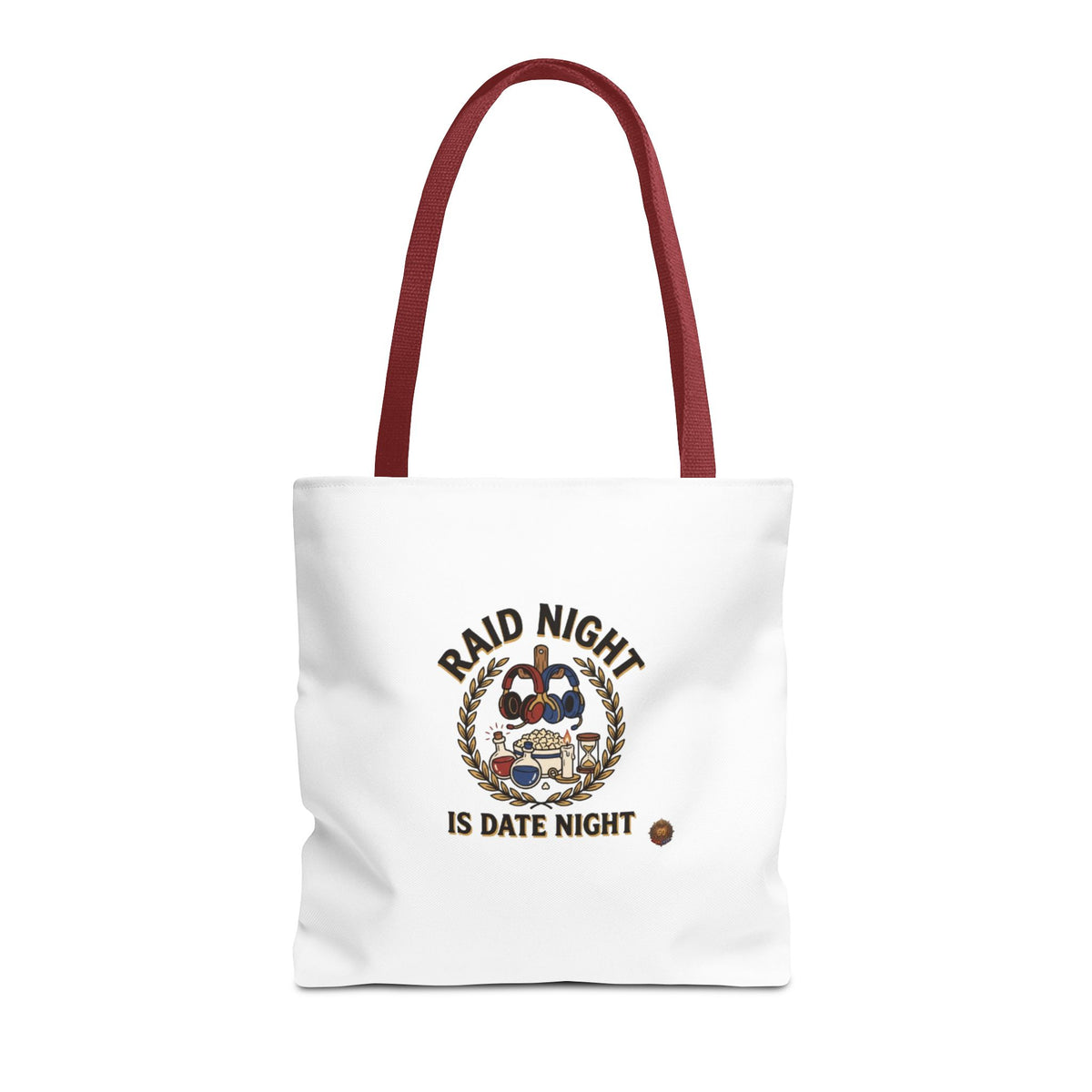 Raid Night Is Date Night Tote Bag — Military Police Themed Canvas Tote