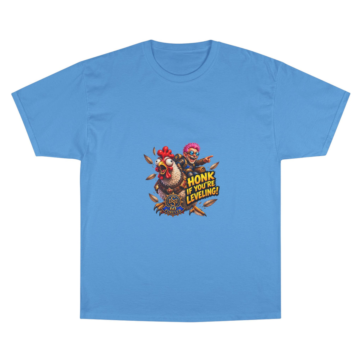 Gamer Chicken "Honk If You’re Leveling" T‑Shirt