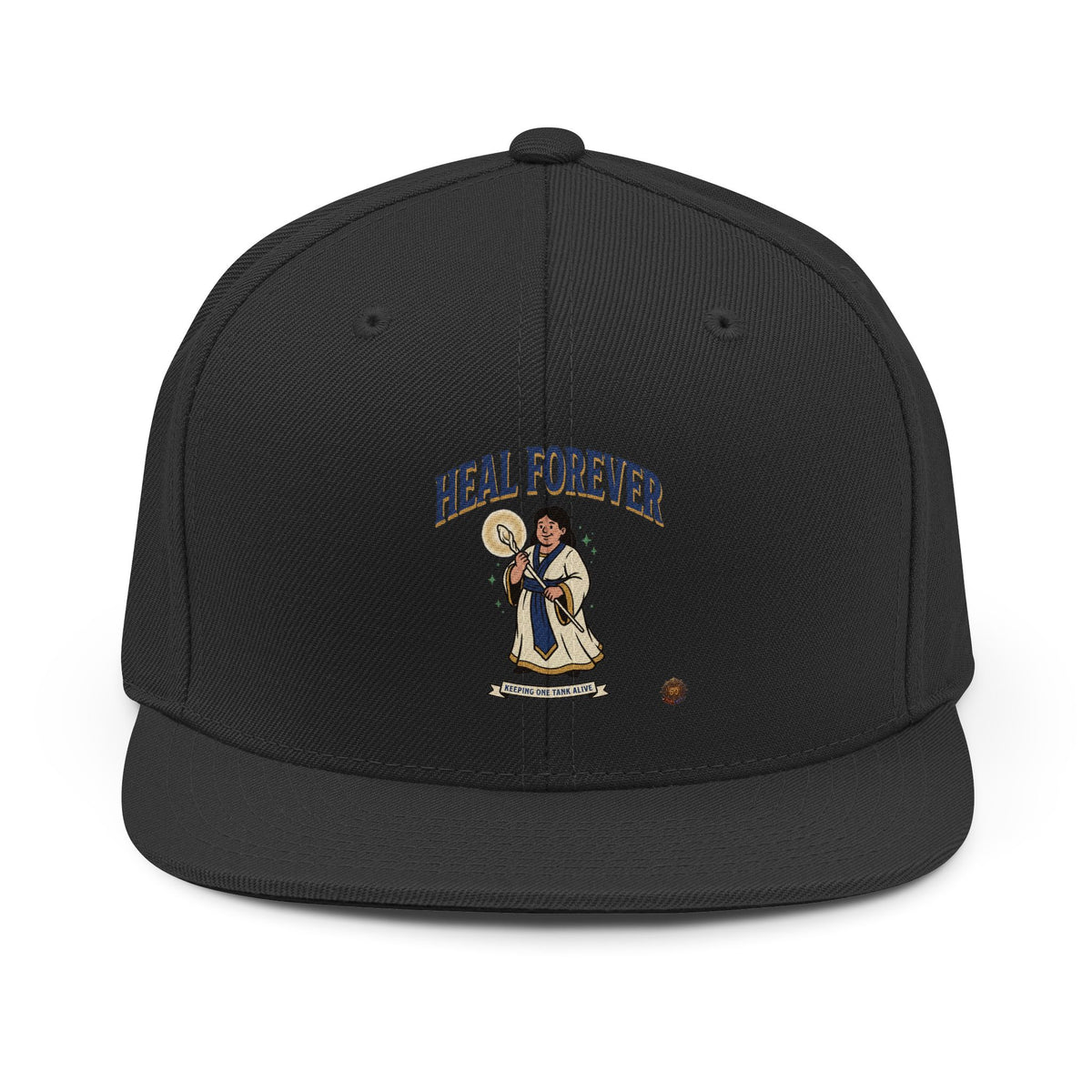 Heal Forever Snapback Hat — Native Drum Carrier Graphic Cap
