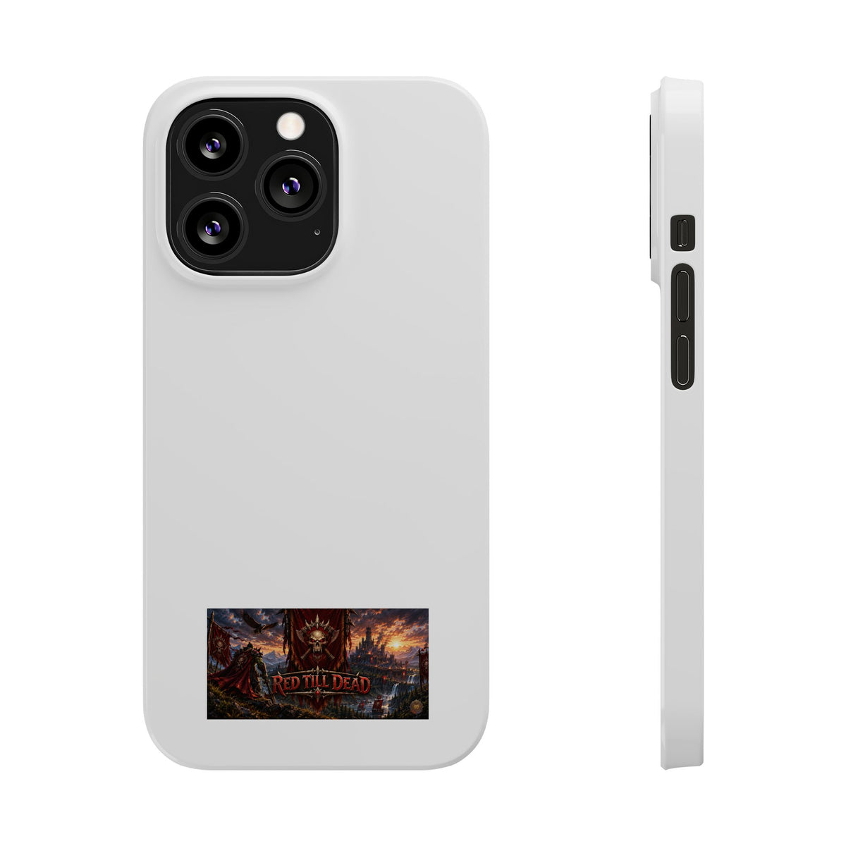 Slim Phone Case — Red Dead Scenic Logo Design