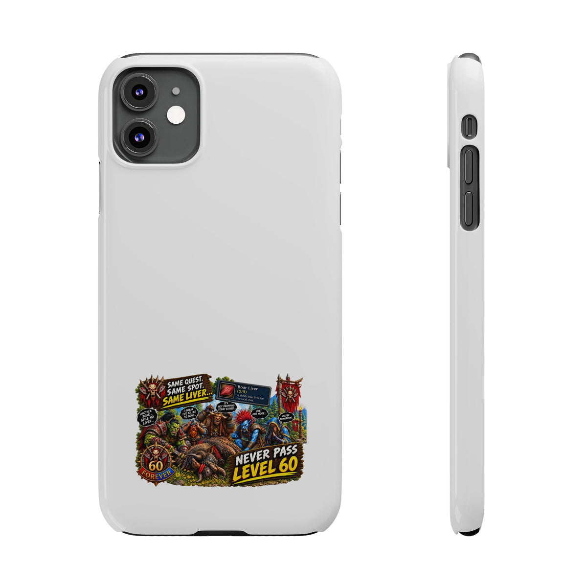 Level 60 Gamer Collage Slim Phone Case