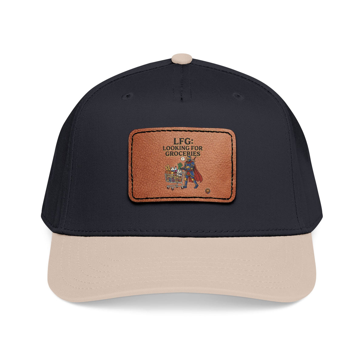 Leather Patch Baseball Cap — 'Need More Greens' Garden Hat