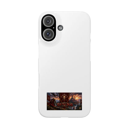 Slim Phone Case — Red Dead Scenic Logo Design