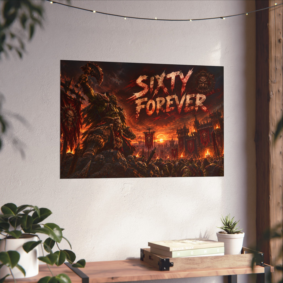 Sixty Forever War-Art Poster — Dark Fantasy Fine Art Print
