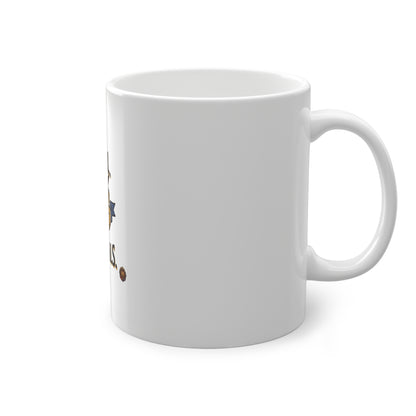 I Pull, She Heals RPG Mug — Healer & Tank Gaming Coffee Cup, Funny DnD MMO Gift