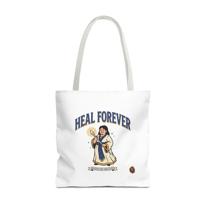 Heal Forever Tote Bag — Cute Cleric RPG Healing Illustration Tote
