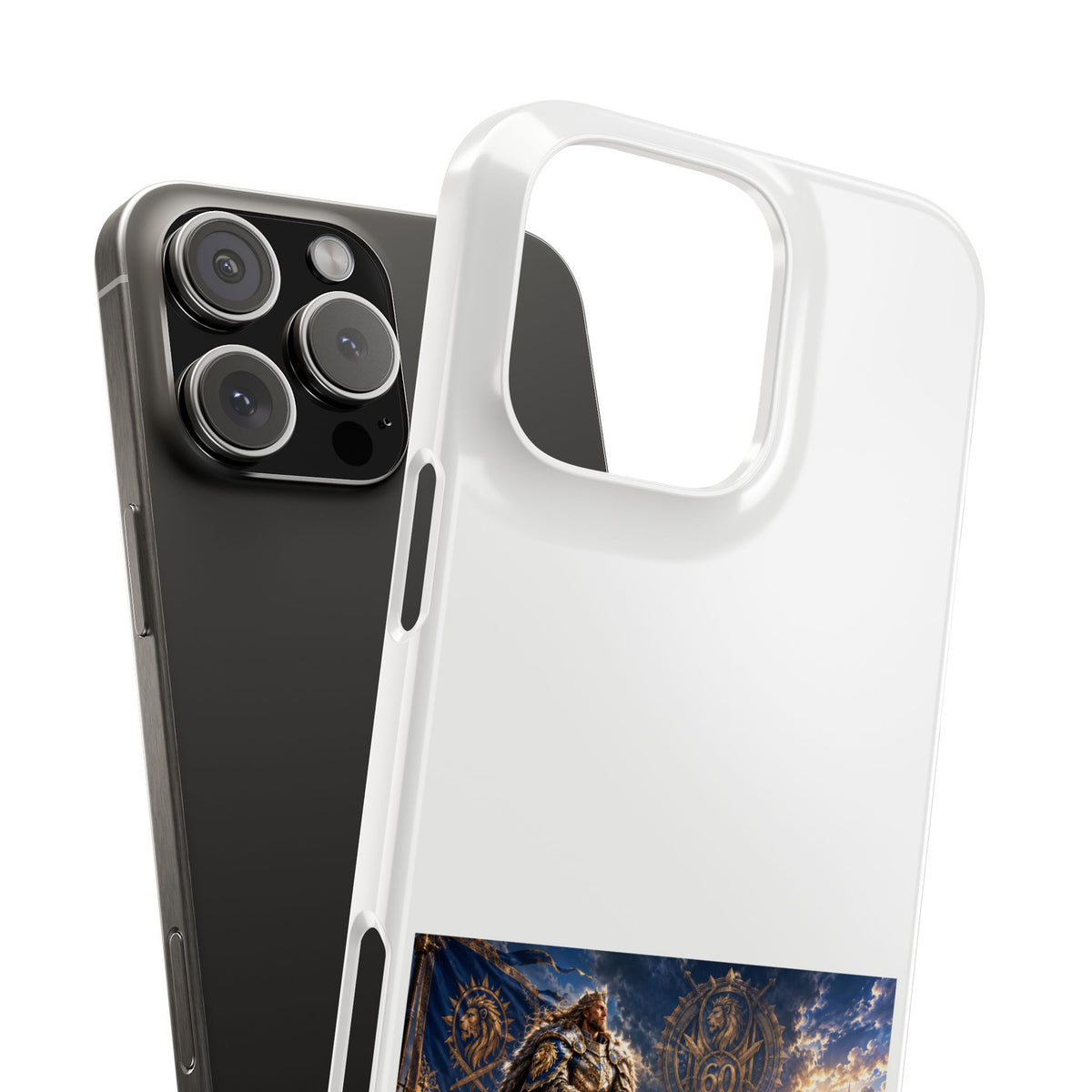 Viking Warrior Slim Phone Case — Norse Saga Art