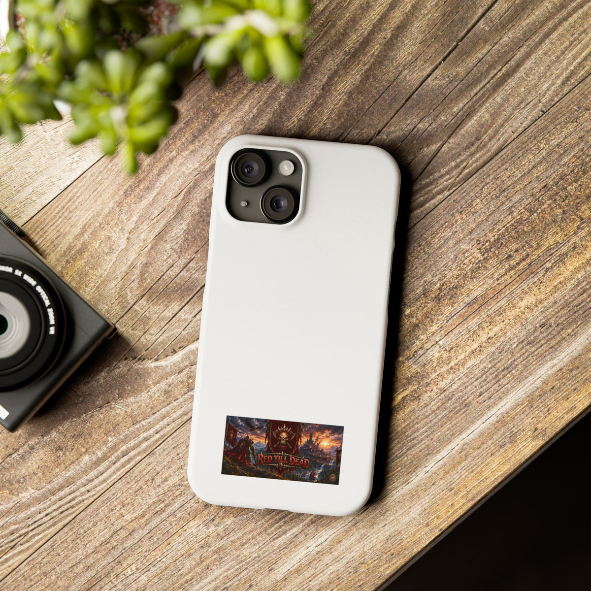 Slim Phone Case — Red Dead Scenic Logo Design