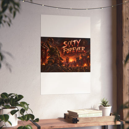 Sixty Forever War-Art Poster — Dark Fantasy Fine Art Print