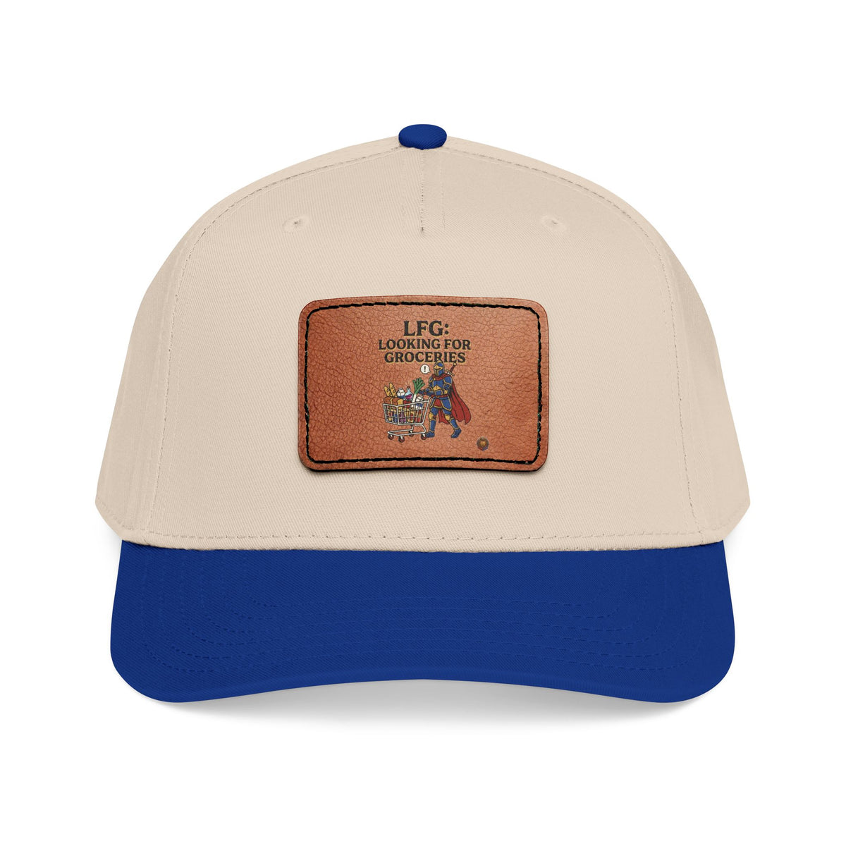 Leather Patch Baseball Cap — 'Need More Greens' Garden Hat