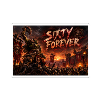 Sixty Forever War Scene Sticker