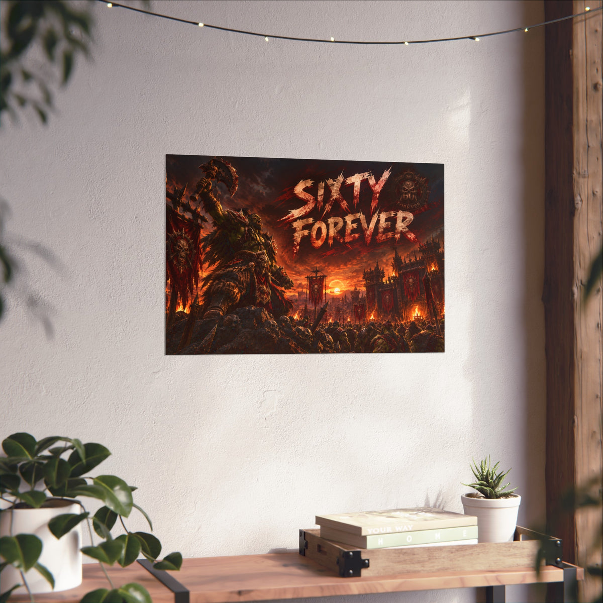 Sixty Forever War-Art Poster — Dark Fantasy Fine Art Print