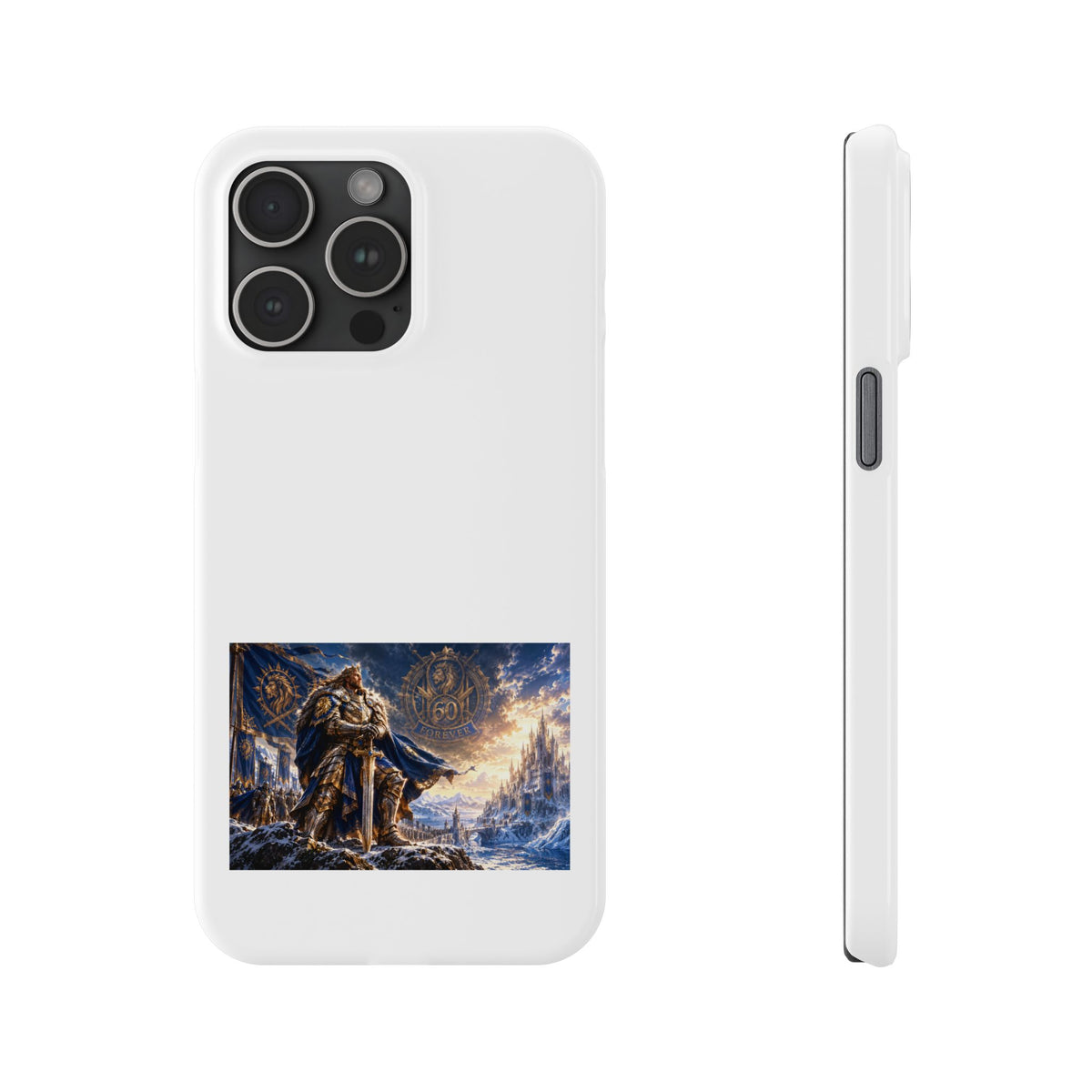 Viking Warrior Slim Phone Case — Norse Saga Art